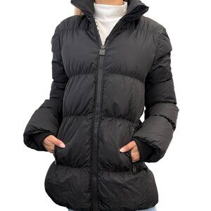 CHANEL Sport Vintage 07A Quilted Puffer Jacket Coat #38 Nylon Black [106278]